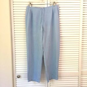 Cut Loose Mid-weight 100% Linen Pants Sz M-L